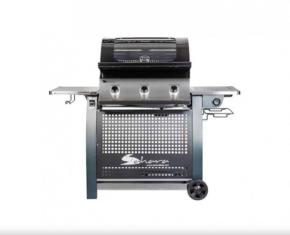 Газовый гриль Sahara S375 3B BBQ Smokey Teal