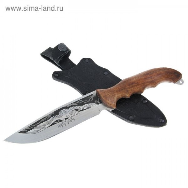 Нож "Беркут" рукоять-дерево, сталь 65*13