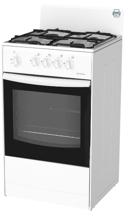 Плита газовая Дарина S4 GM 441 101Wt