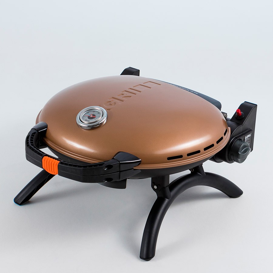 Газовый гриль O-GRILL700М bicolor GOLD (в комплекте адаптер типА)